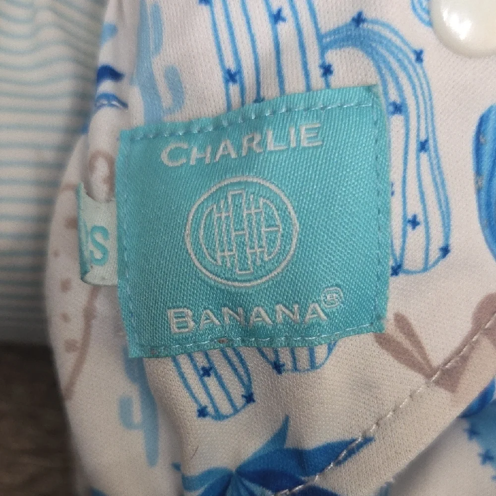 Charlie Banana Blue and Patterned Reusuable Pocket Cloth Diapers And Inserts